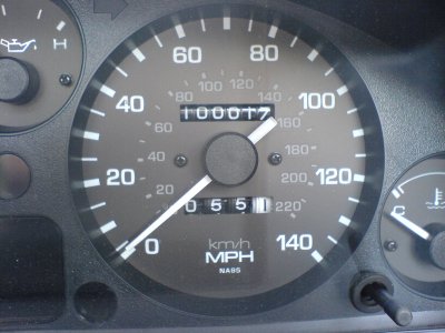 odometer reading 10017 miles