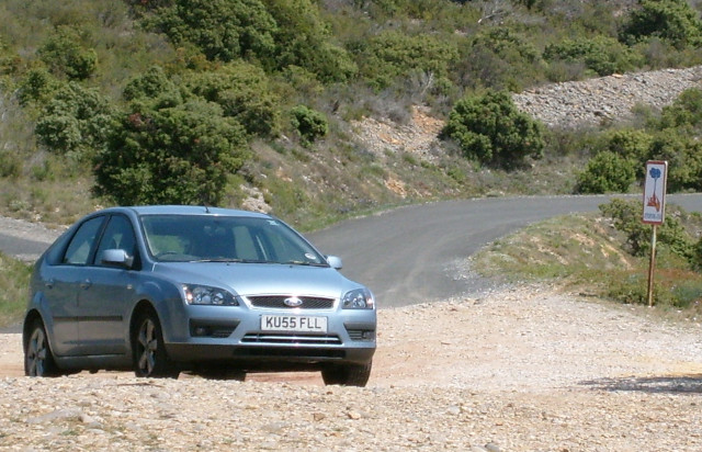 photo of light blue Ford Focus