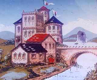 castle painting