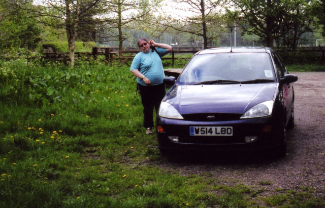 photo of blue Ford Focus